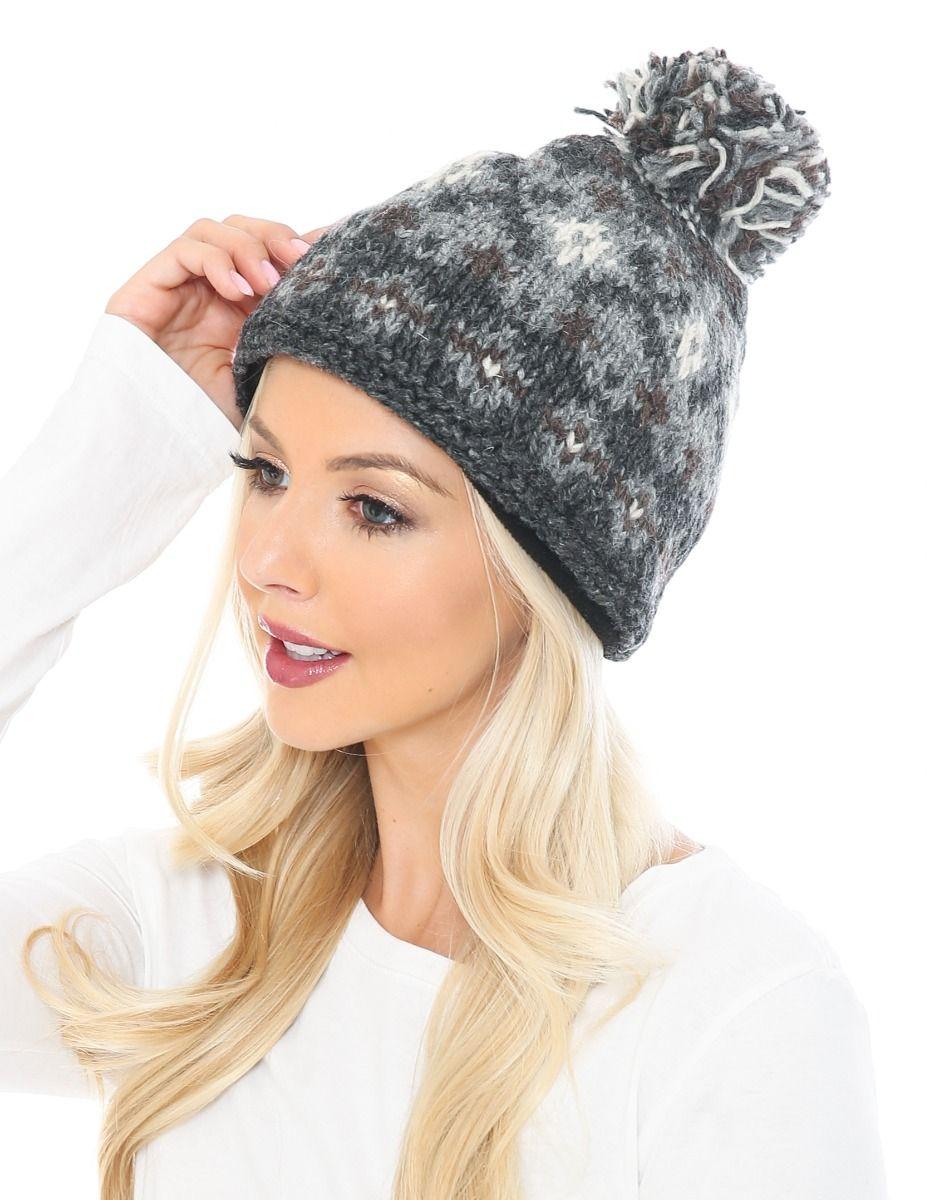 Patterned Beanie Hat
