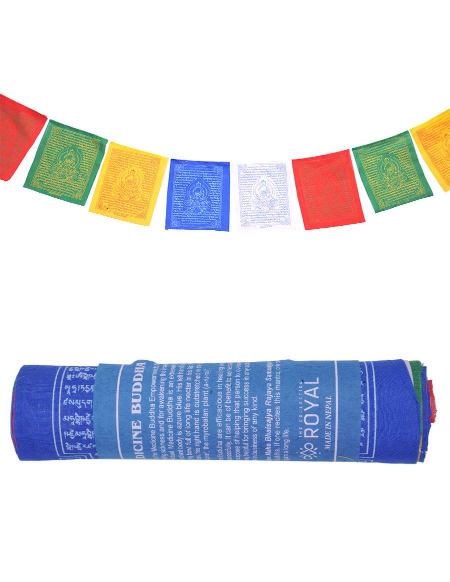 Medicine Buddha Prayer Flag Roll image