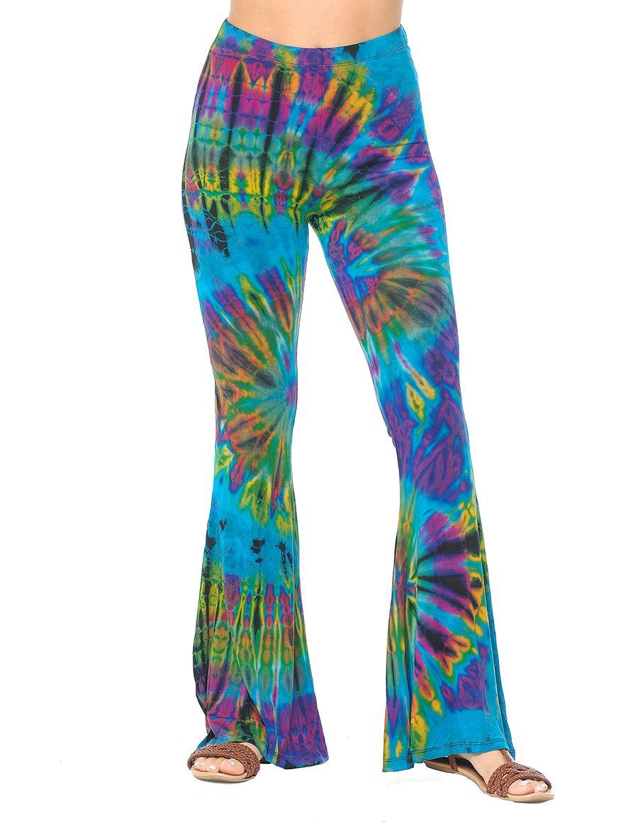 Full Tie Dye Bell Bottom Pants