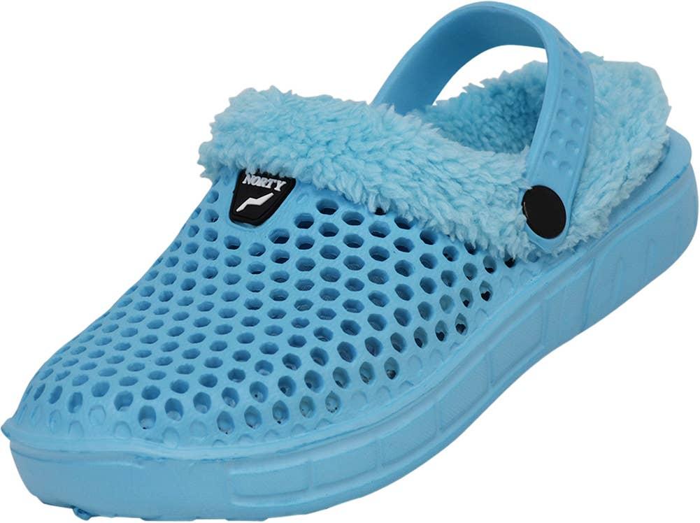 NORTY Girls 12-4 Turquoise Clog 13656K Prepack image
