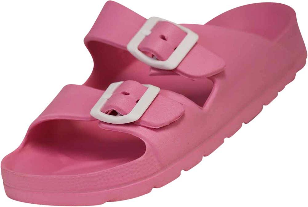 Norty Girl Sizes 12-4 Buckle Clog Pink C1096G Prepack image