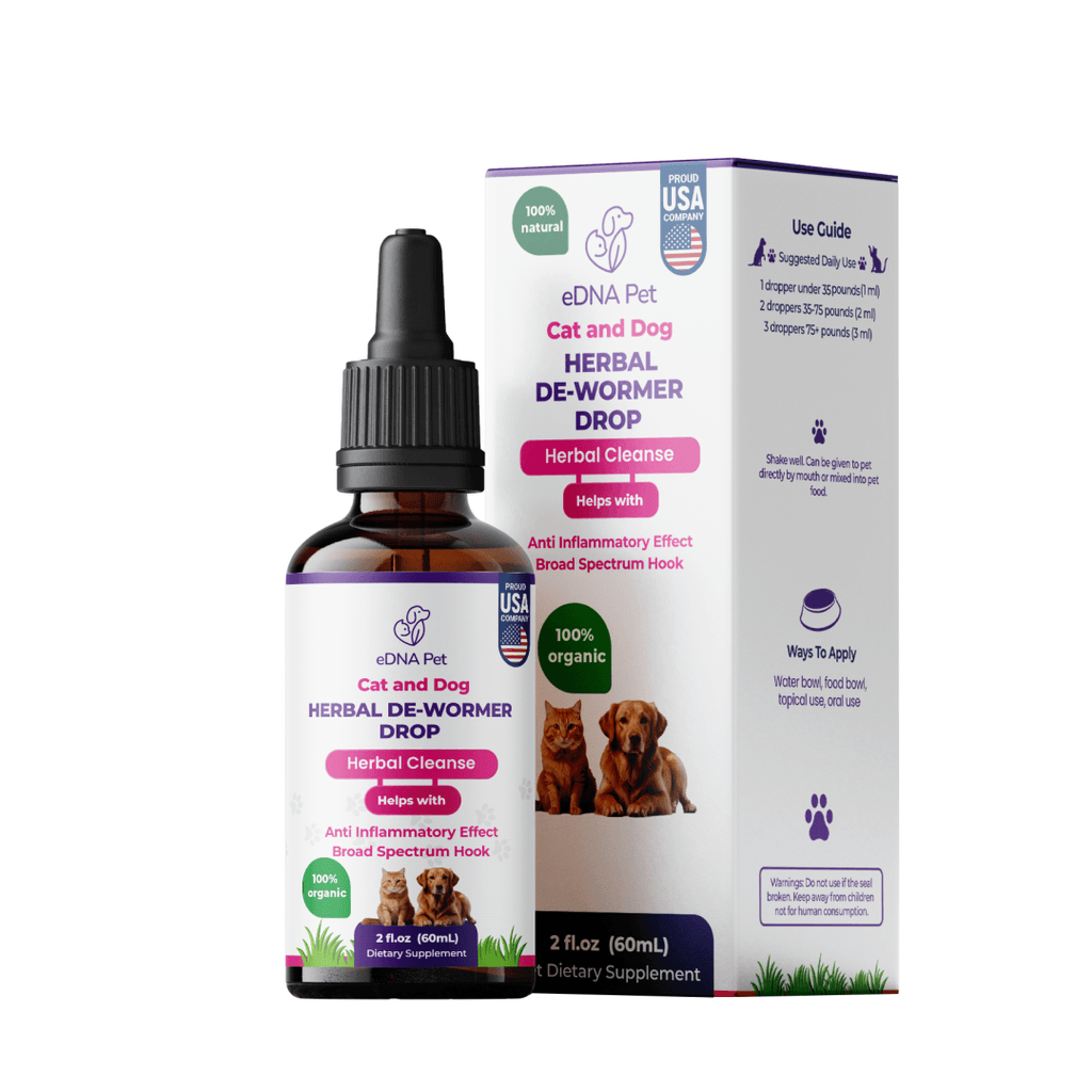 Dewormer Extract Drops for Dogs and Cats by eDNA Pet 2 Fl.Oz image