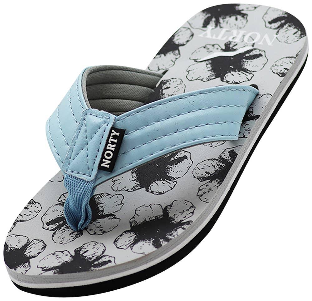 Norty GIRLS 11-4 SANDAL BLUE CREAM Prepack image