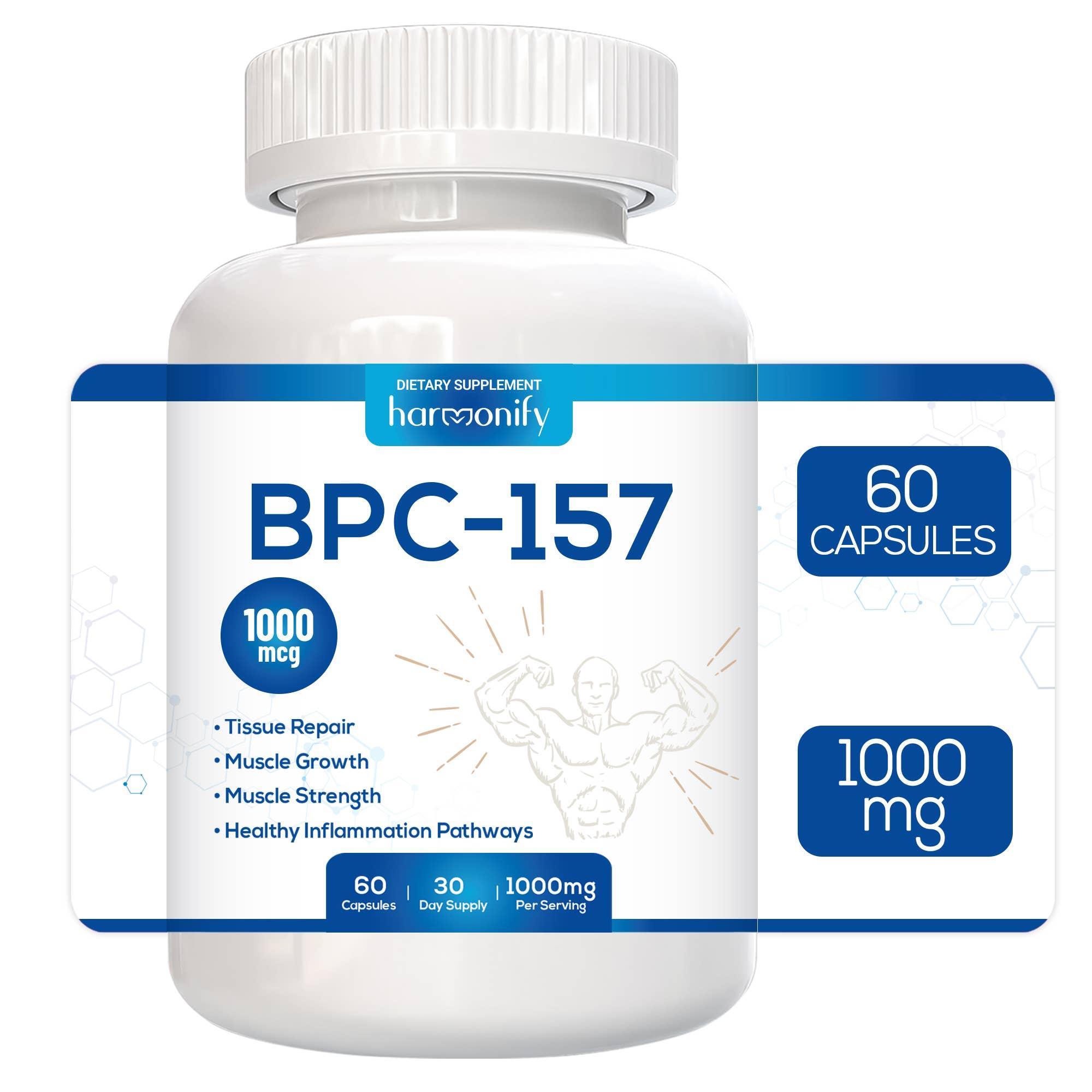 HARMONIFY BPC157 Muscle&Workout 60 Capsules, High Potency