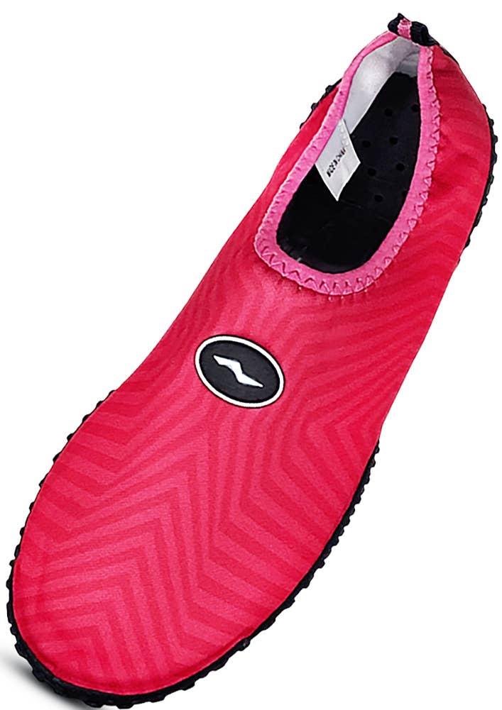 Norty Women's Water Shoe Fuchsia Chevron, H1101 image