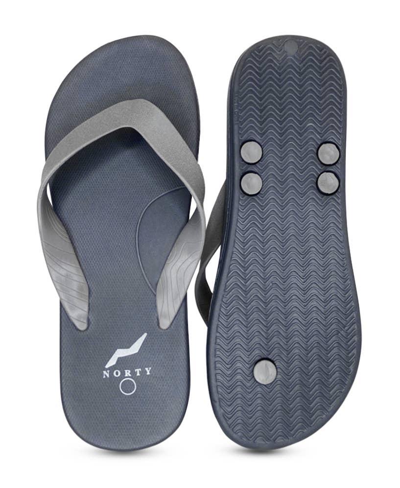 Norty Mens EVA Flip Flop Sandal Black Prepack 22007B image