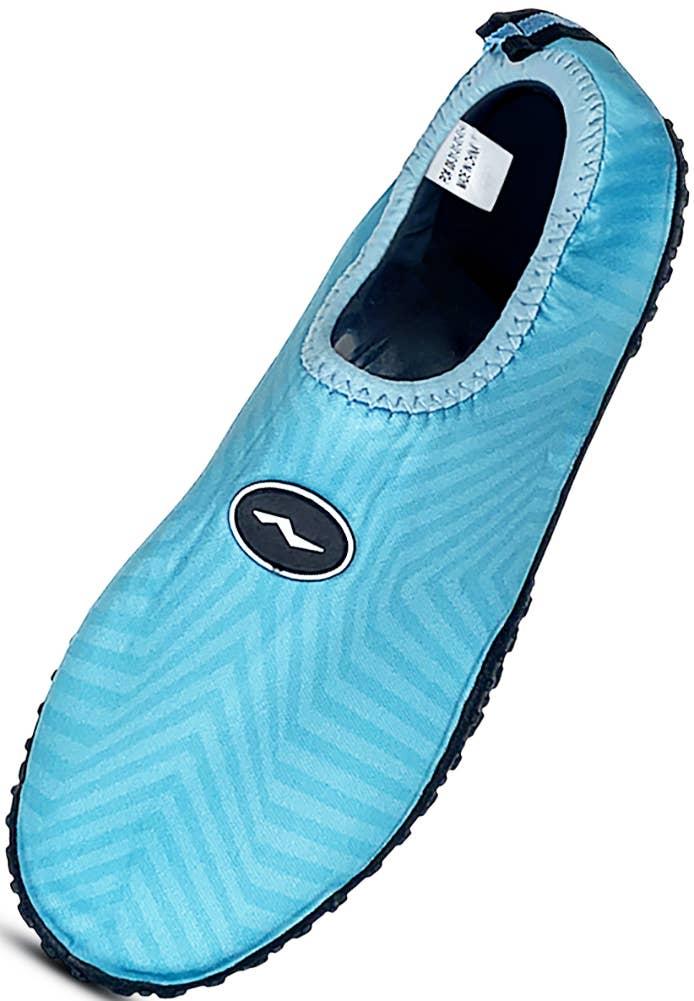 Norty Women's Water Shoe Blue Chevron, H1102 image
