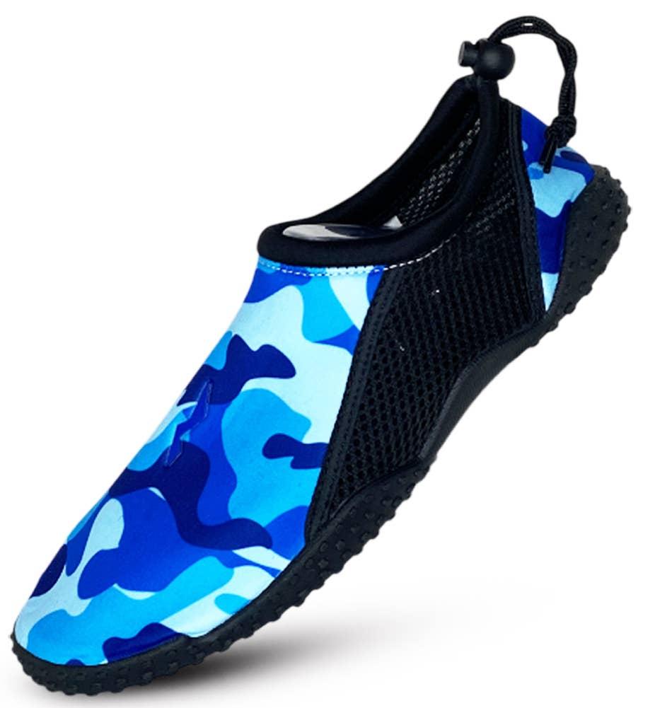 Norty Men's Water Shoe Blue Camo, 15533 image