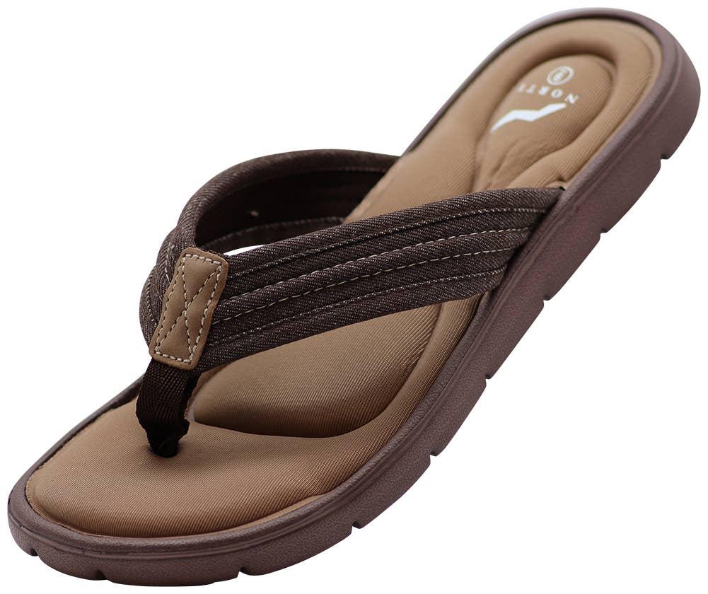 NORTY Mens 8-13 Brown Sandal 12125 Prepack image