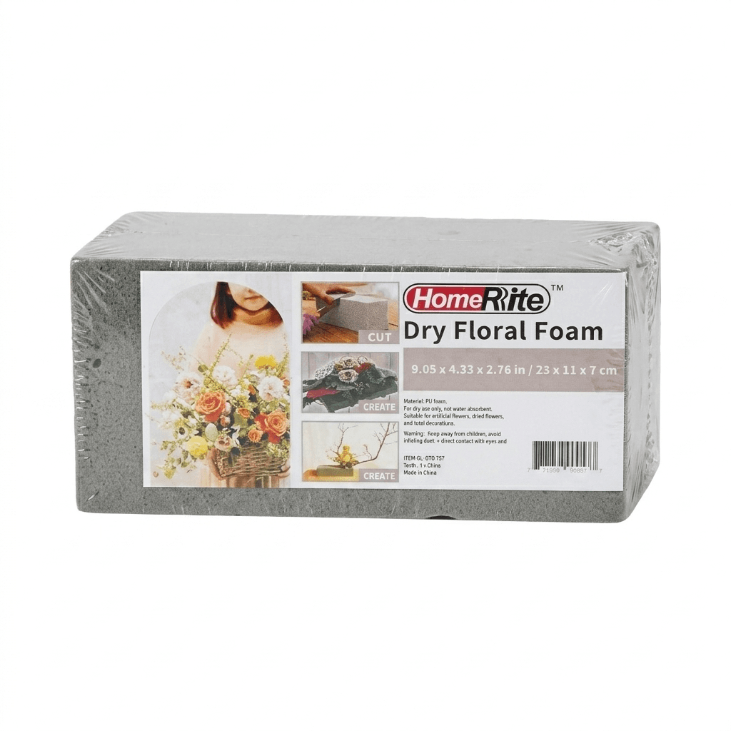 HomeRite Dry Floral Foam Bricks for Artificial Flowers, Wholesale image