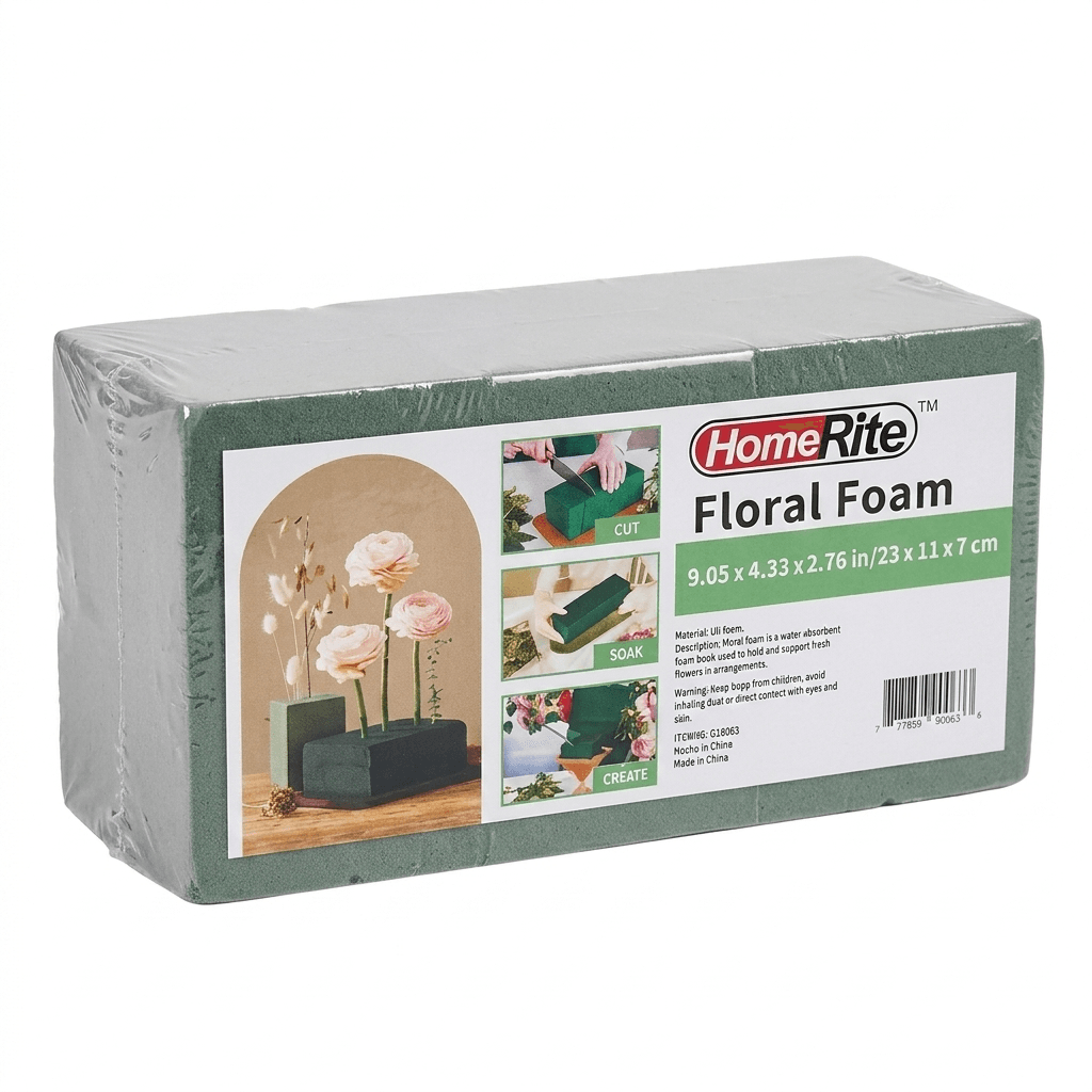 HomeRite Wet Floral Foam Bricks for Fresh Flowers, Wholesale image