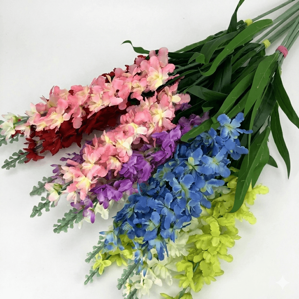 36 Inch Artificial Hyacinth Flower Bunch (12) image