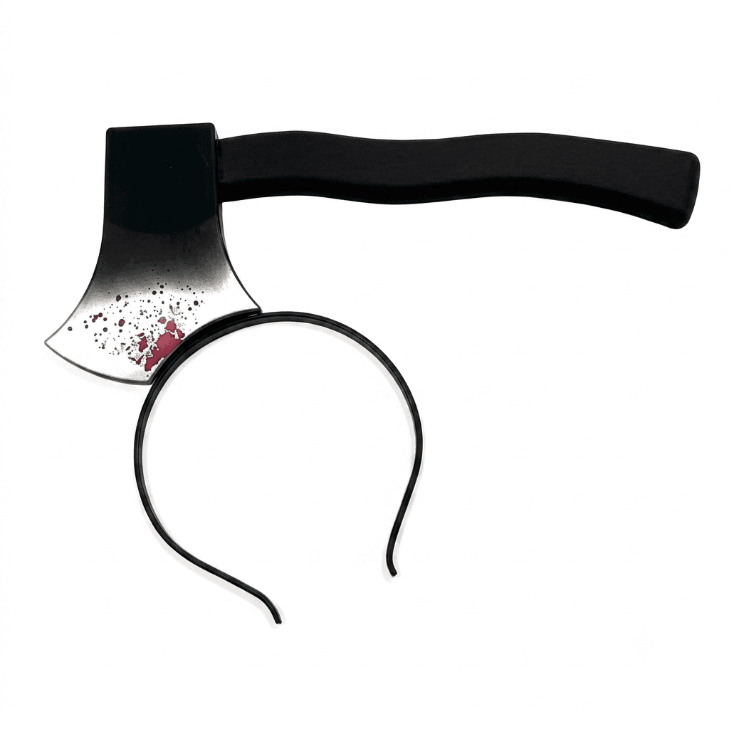 Bloody Axe in Head Costume Headband Prop, Wholesale image