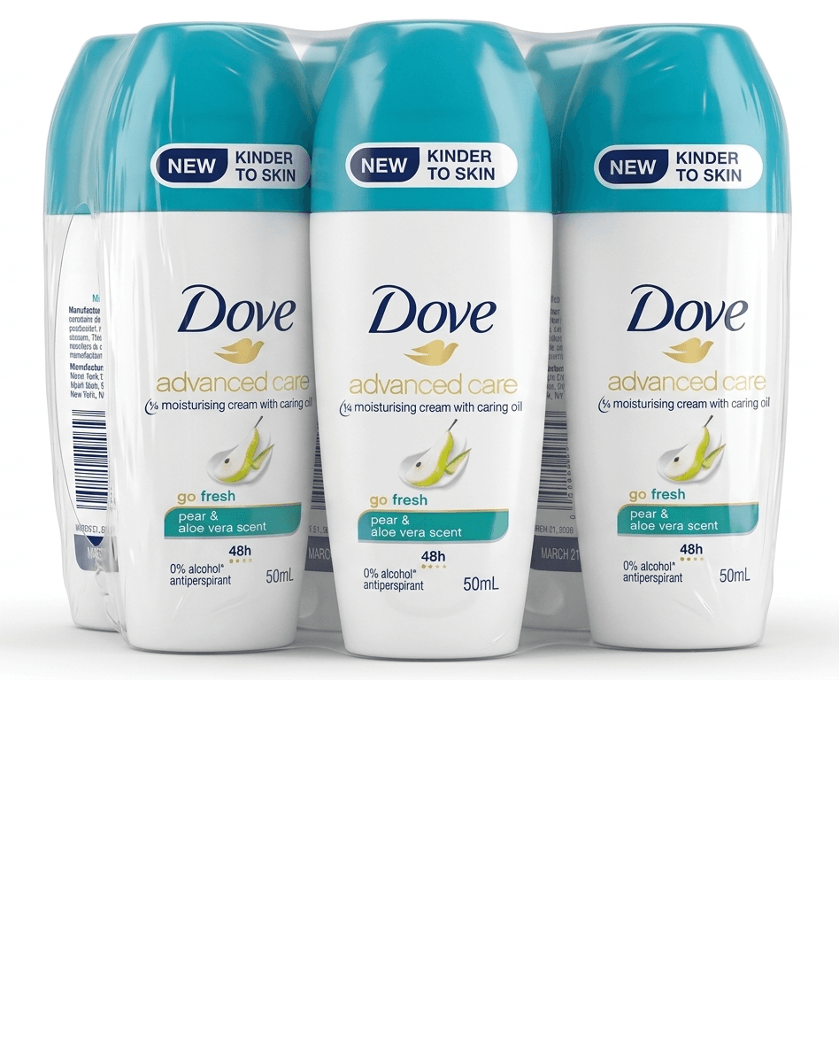 Dove Roll-on Deodorant 50ml - Pear & Aloe Vera Scent, Wholesale image