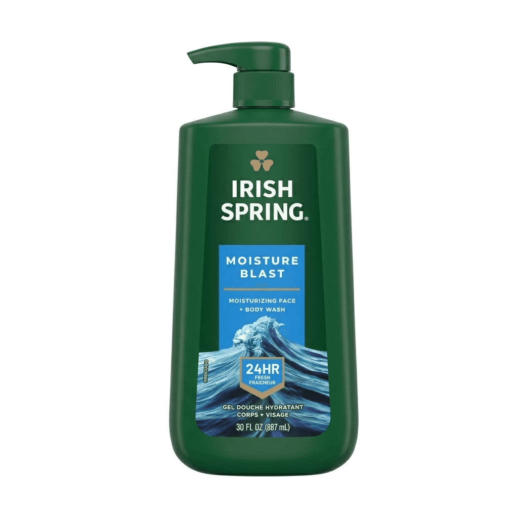 Irish Spring Moisture Blast Face + Body Wash 30oz (4) image