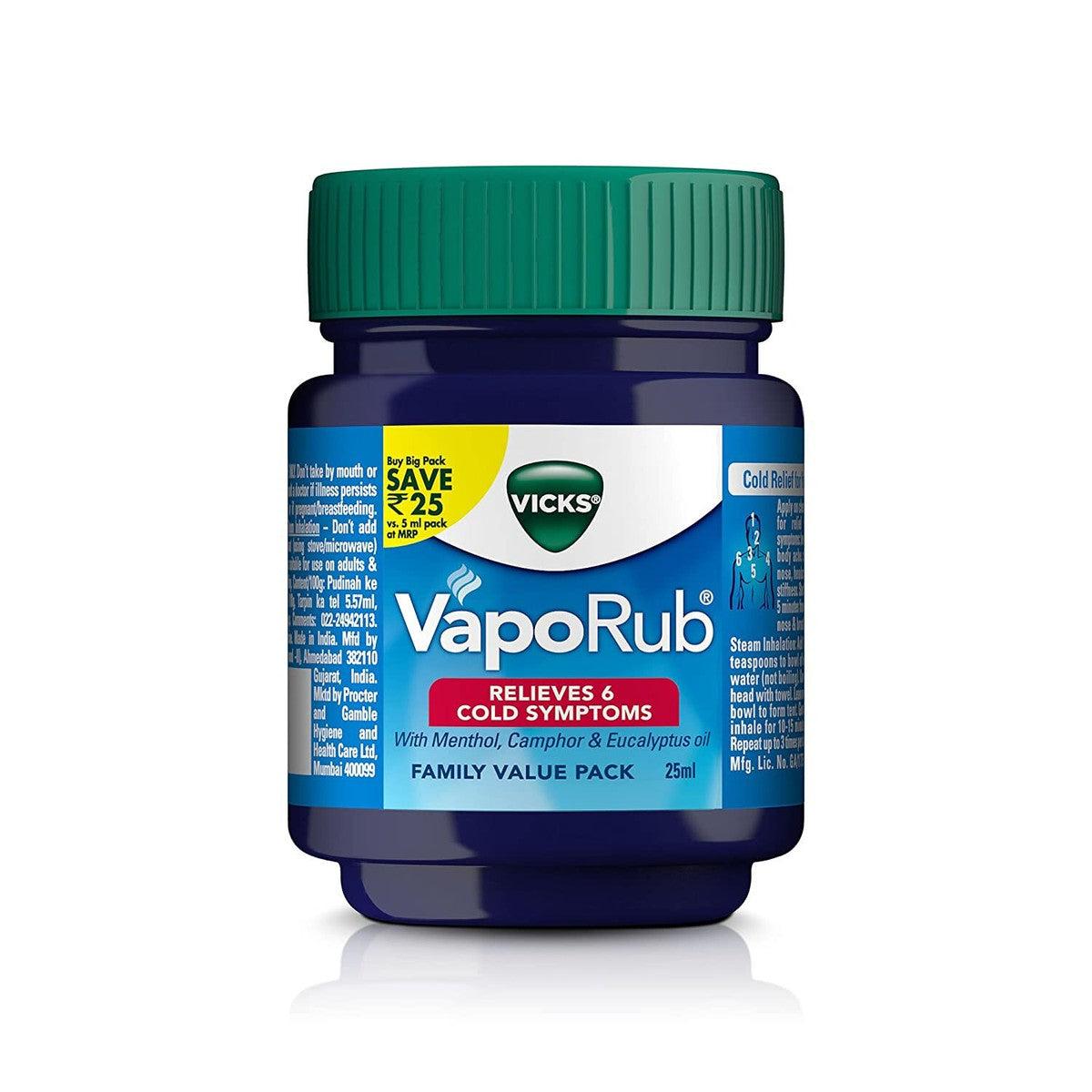 Vicks VapoRub Family Value Pack 25ml, Wholesale image