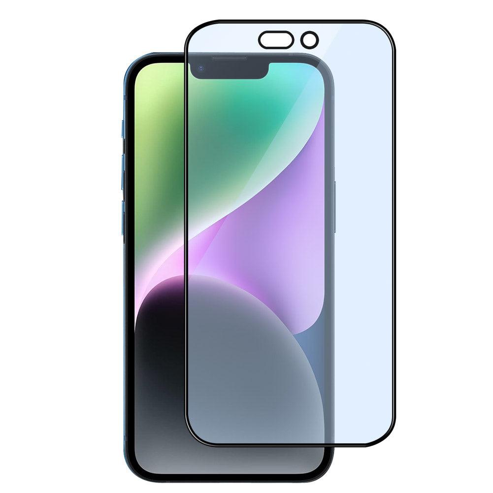 For iPhone 14 Plus (6.7 inch) Blue Light Filter Full Coverage Tempered Glass Screen Protector image