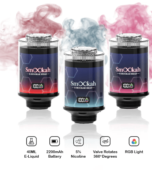 Smookah Disposable 2 in 1 Hookah Head image