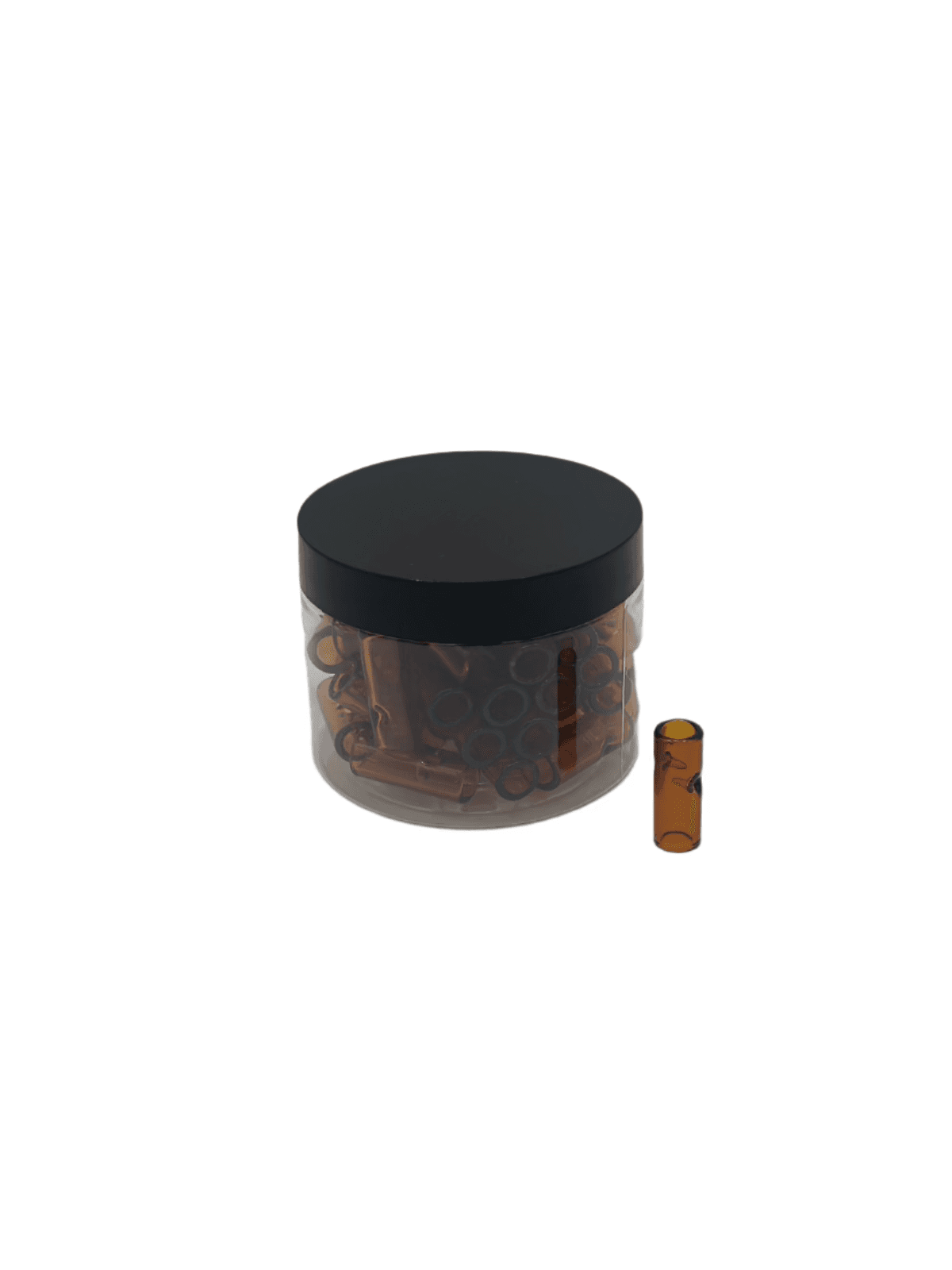 30MM Glass Tips - 50 Count Display Jar image