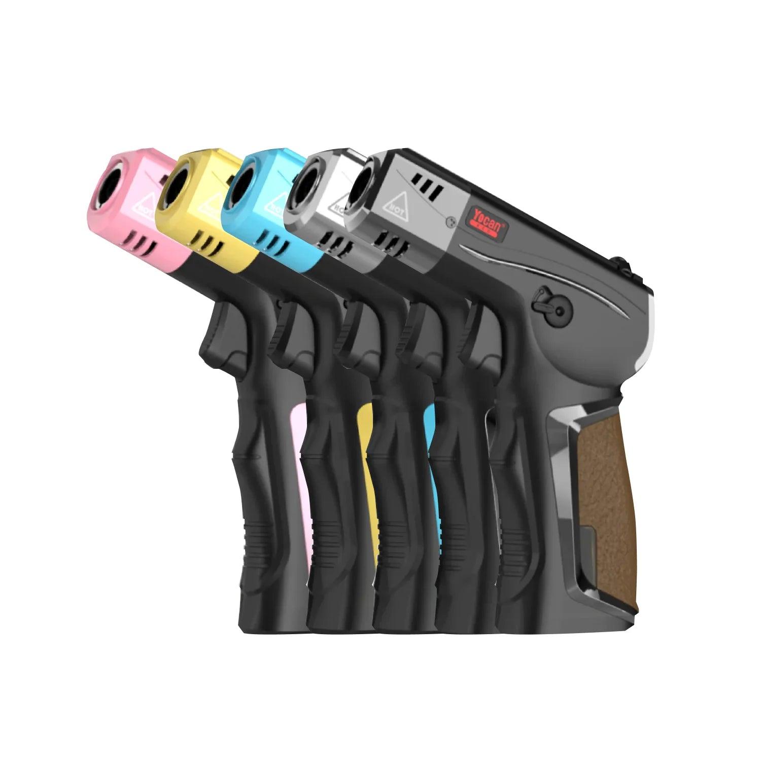YOCAN RED - BEEF | Butane Torch with Heat Resistant Leather Grip | Single Unit image