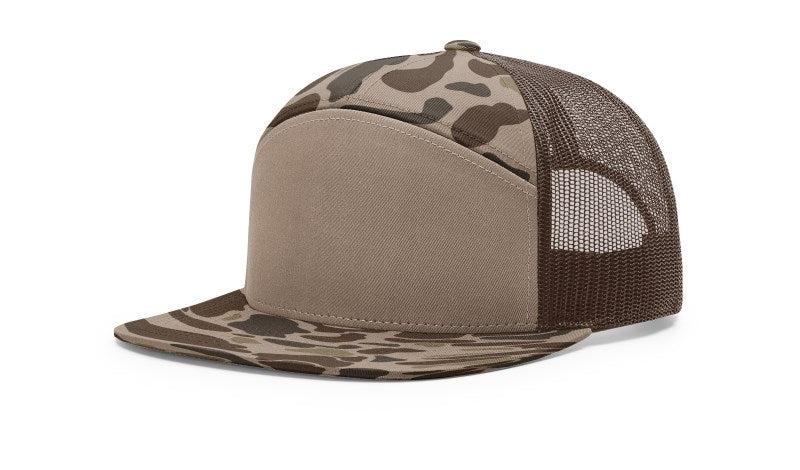 168P | PRINTED 7 PANEL TRUCKER image