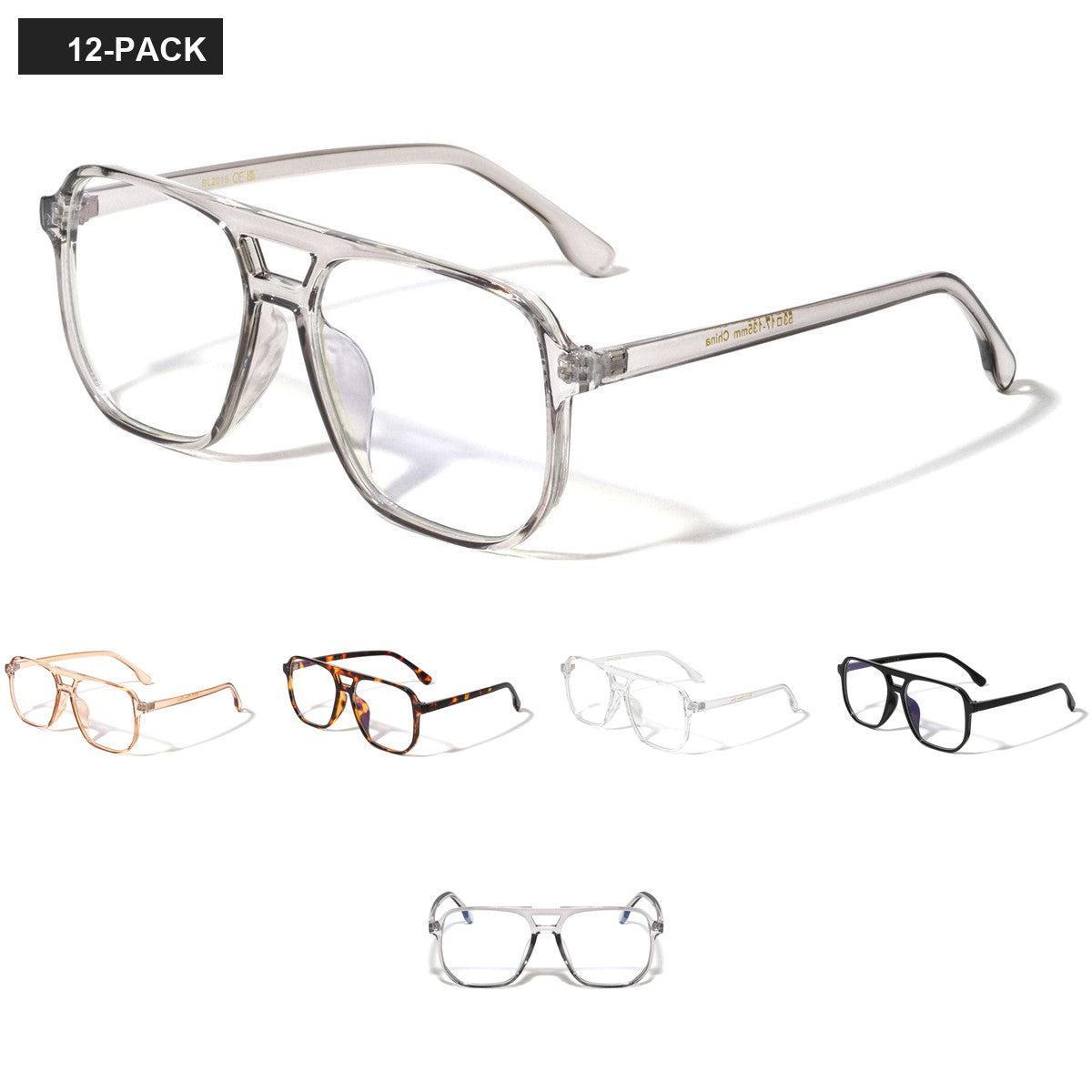 Blue Light Blocking Aviator Glasses Wholesale BL2015 image