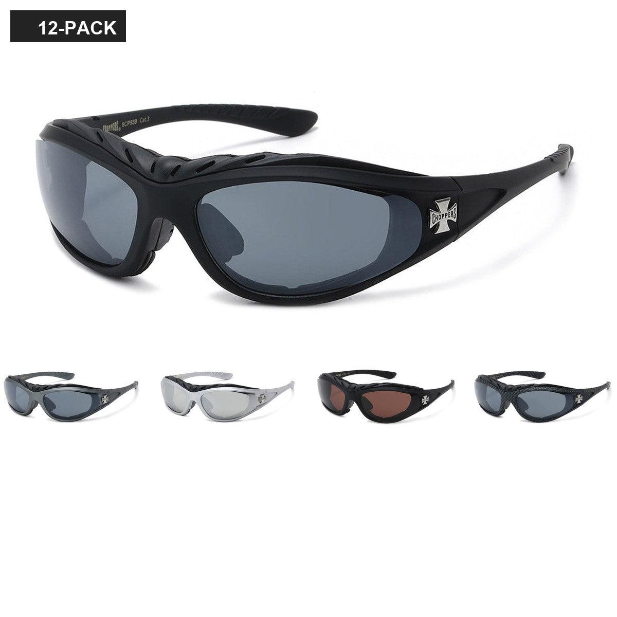 Choppers Biker Padded Sunglasses in Bulk CP939 image