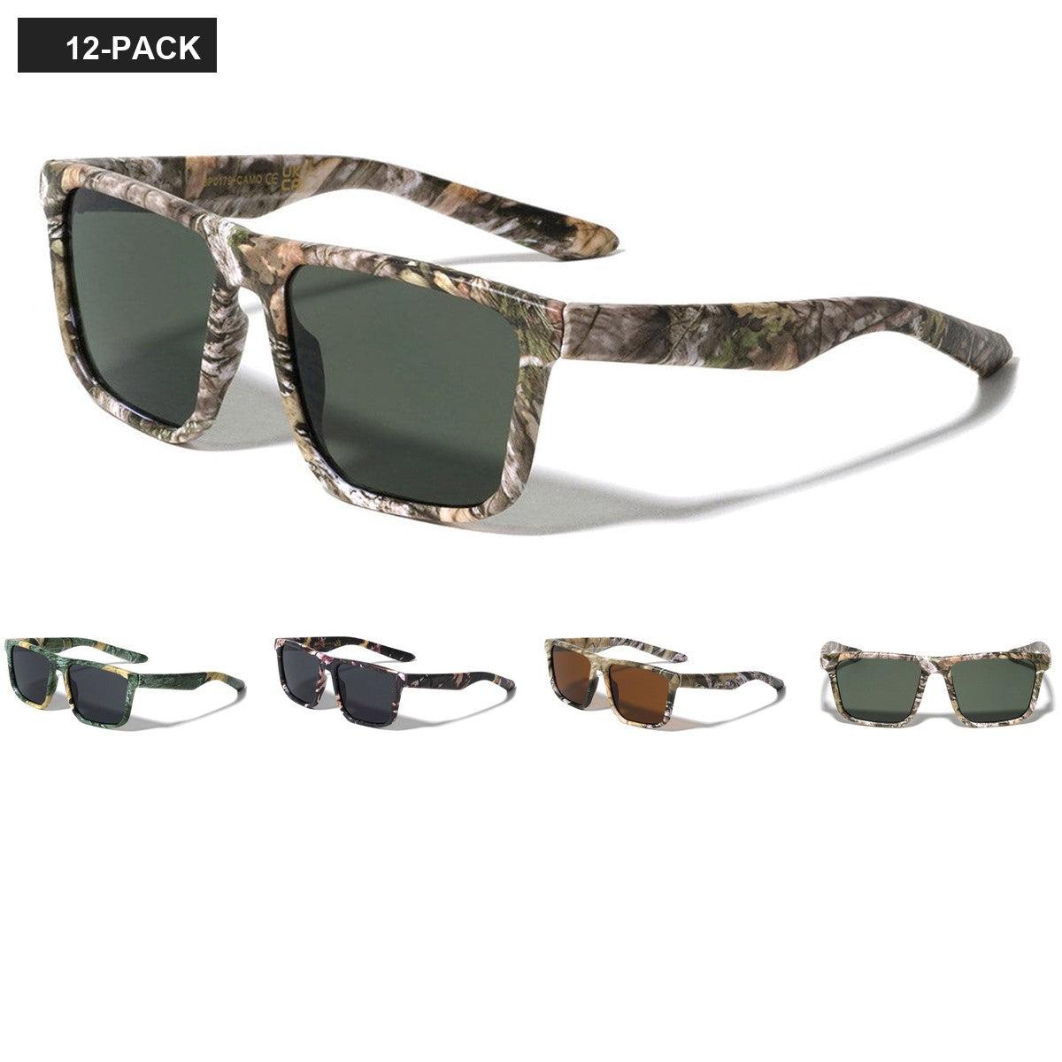 Classic Camouflage Men's Sunglasses Wholesale BP0179-CAMO image