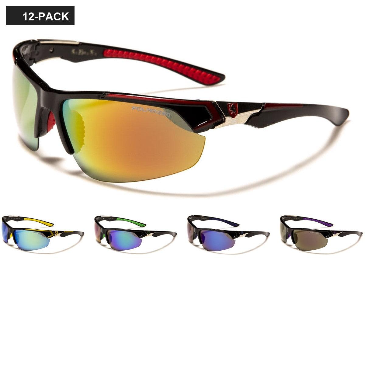 Khan Half Frame Polarized Wholesale Sunglasses POL-KN-P01002-CM image