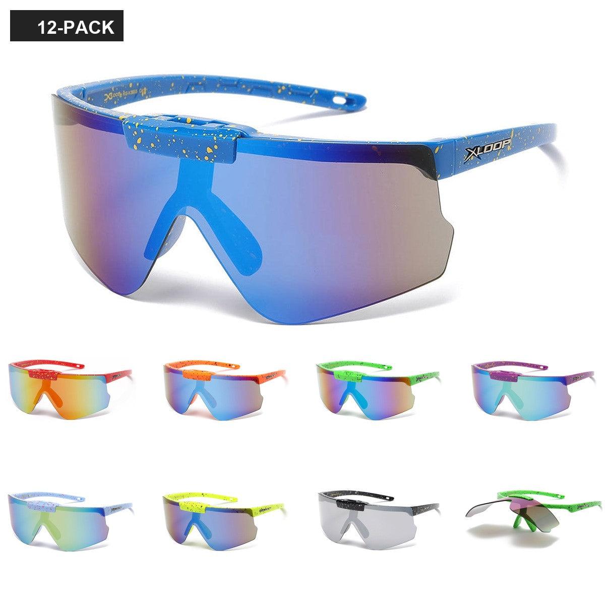 Kids Flip-Up X-Loop Sunglasses Wholesale KG-X3655 image