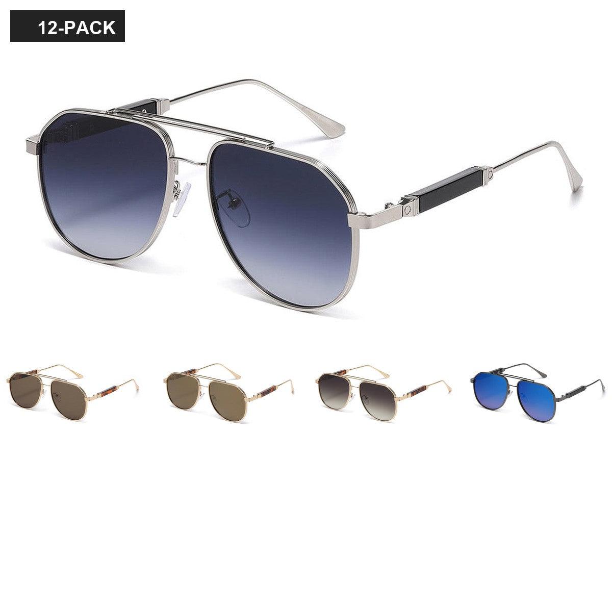 Manhattan Aviator Unisex Sunglasses Wholesale MH88080 image
