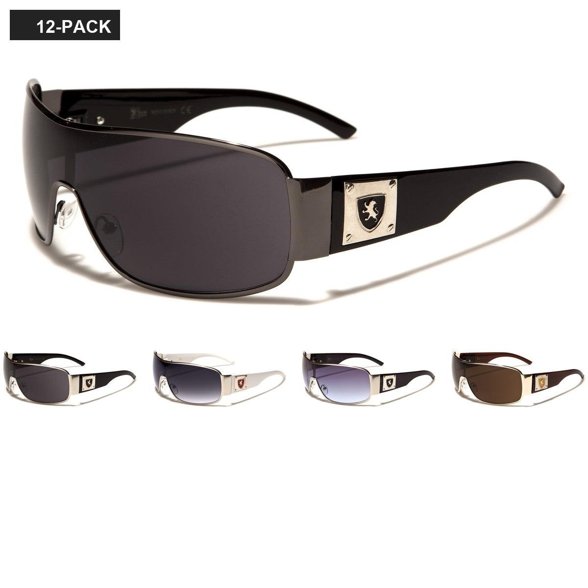 Khan Rectangle Unisex Sunglasses Wholesale M3410-KN image