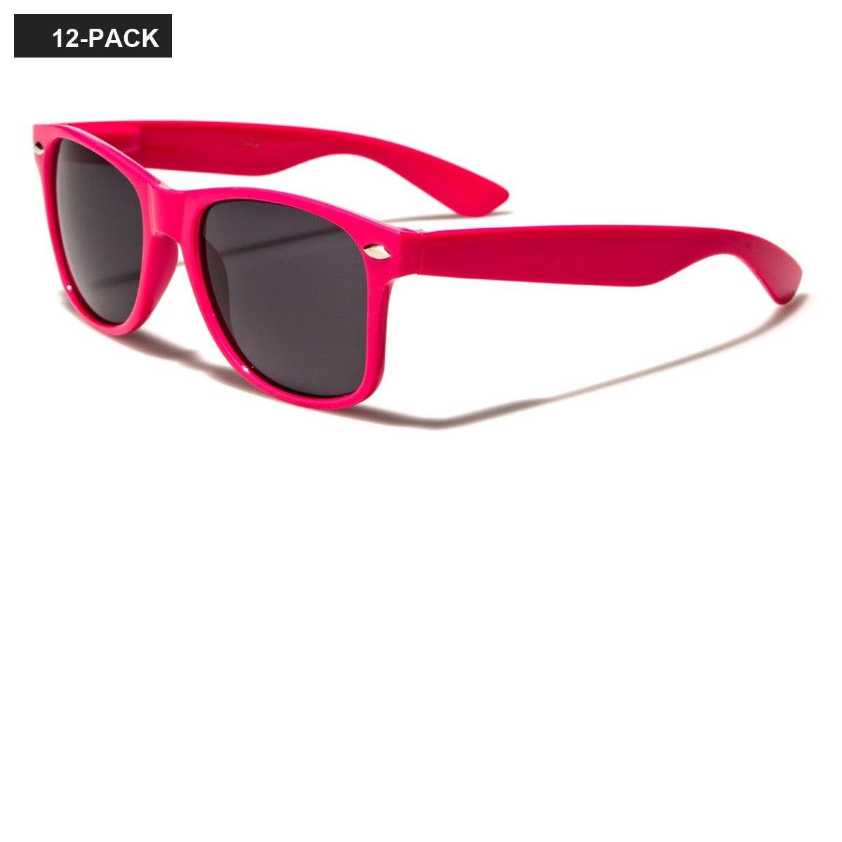 Classic Pink Unisex Sunglasses Wholesale WF01-PINK image