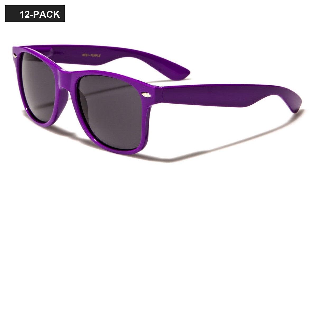 Classic Purple Unisex Sunglasses Wholesale WF01-PURPLE image