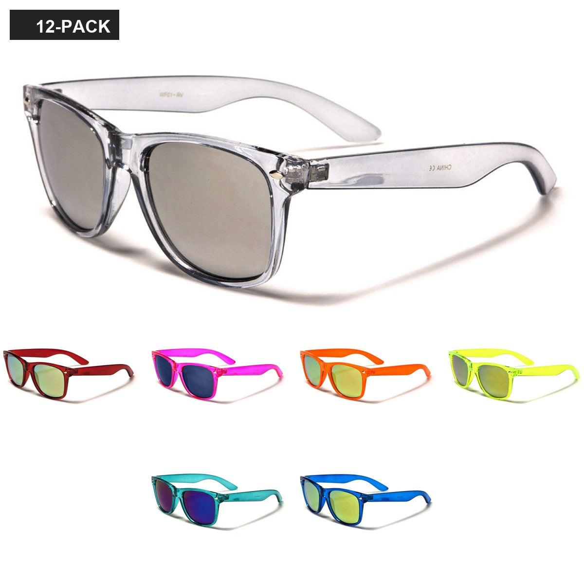 Classic Mirrored Unisex Sunglasses Wholesale WF01-RV image