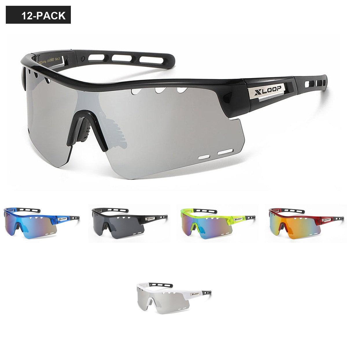 X-Loop Shield Men's Sunglasses in Bulk X3652 image