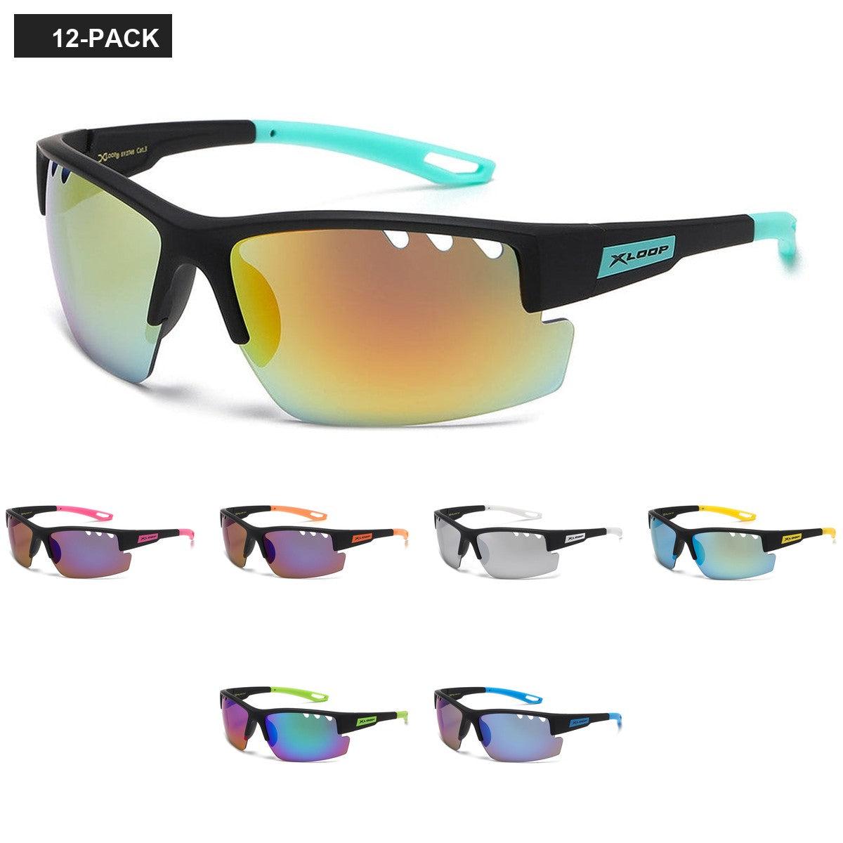 X-Loop Wrap Around Men's Sunglasses Wholesale X2746 image