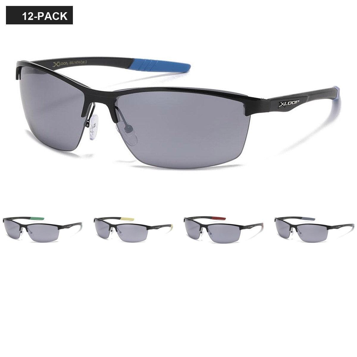 X-Loop Wrap Around Men's Wholesale Sunglasses XL1474 image