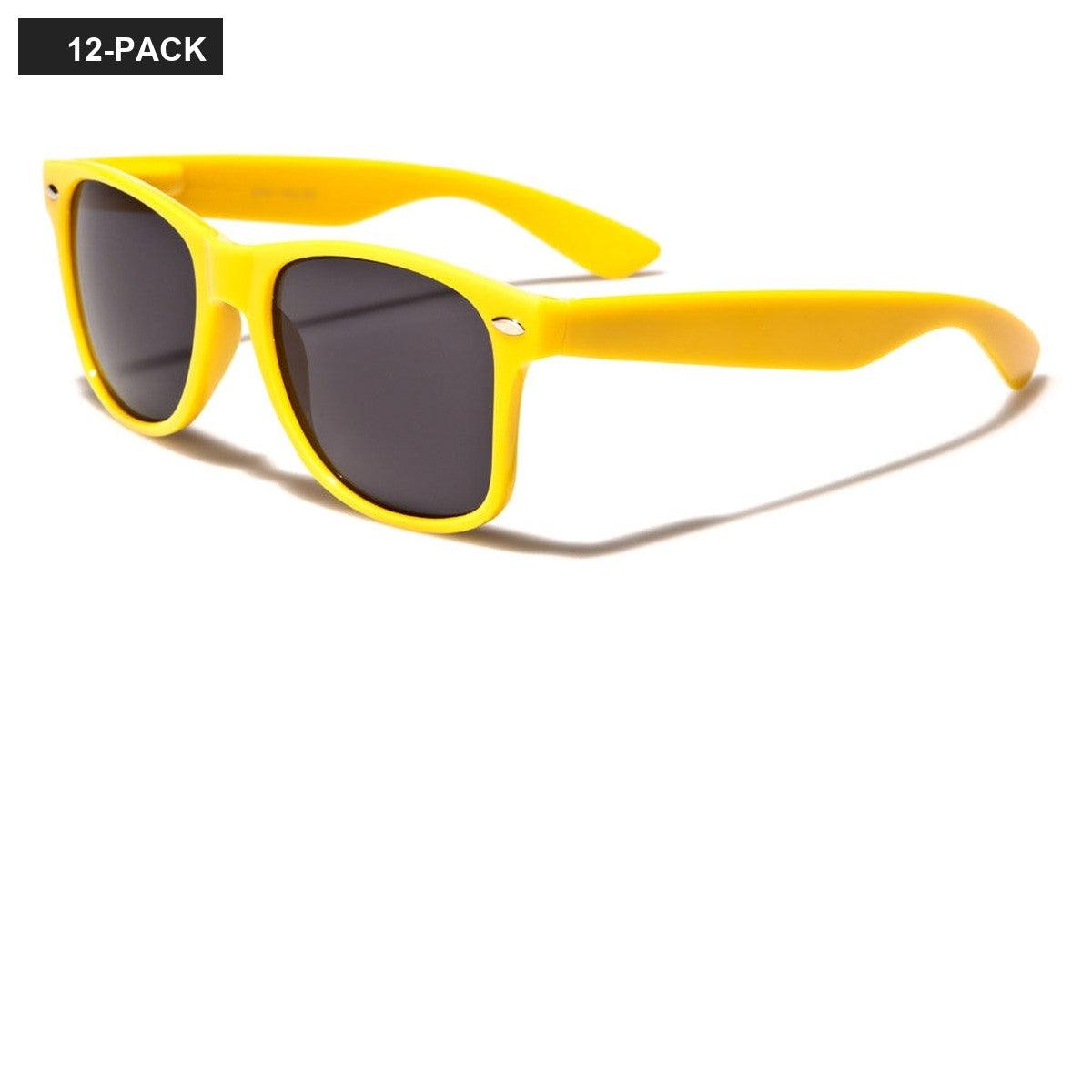 Classic Yellow Unisex Sunglasses Wholesale WF01-YELLOW image