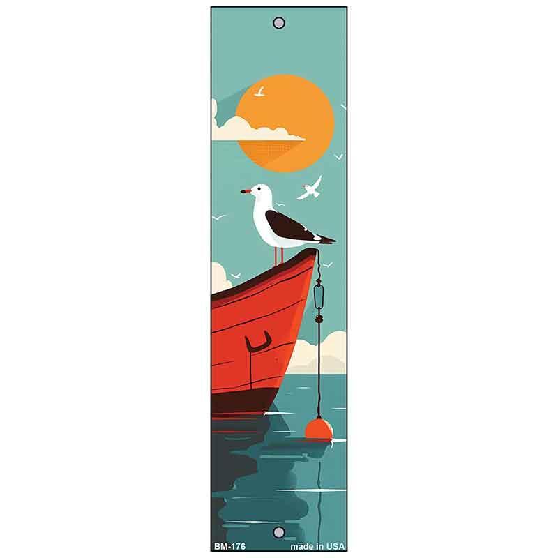 Coastal Charm Seagull and Buoy Novelty Metal Bookmark BM-176 image