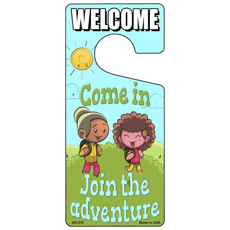 Join The Adventure Novelty Metal Door Hanger DH-210 image