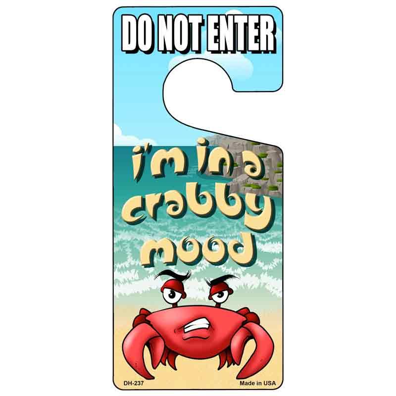 Im In A Crabby Mood Novelty Metal Door Hanger DH-237 image