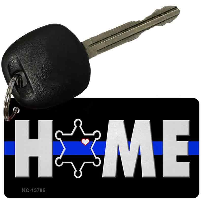 Home Sheriff Badge Novelty Metal Key Chain KC-13786 image