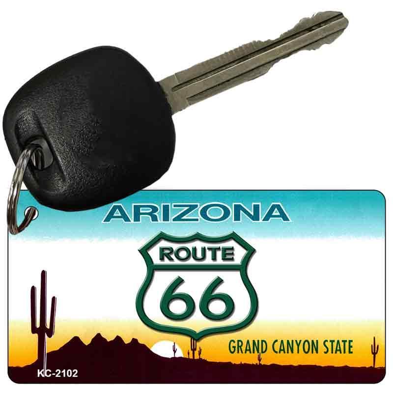 Arizona Shield Route 66 Novelty Aluminum Key Chain KC-2102 image