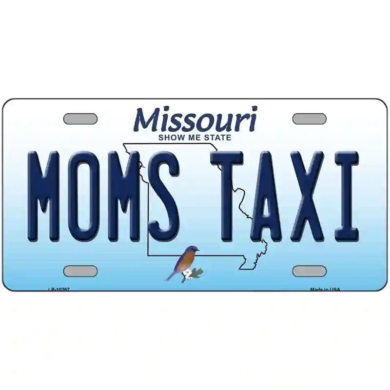 Moms Taxi Missouri Metal Novelty License Plate image