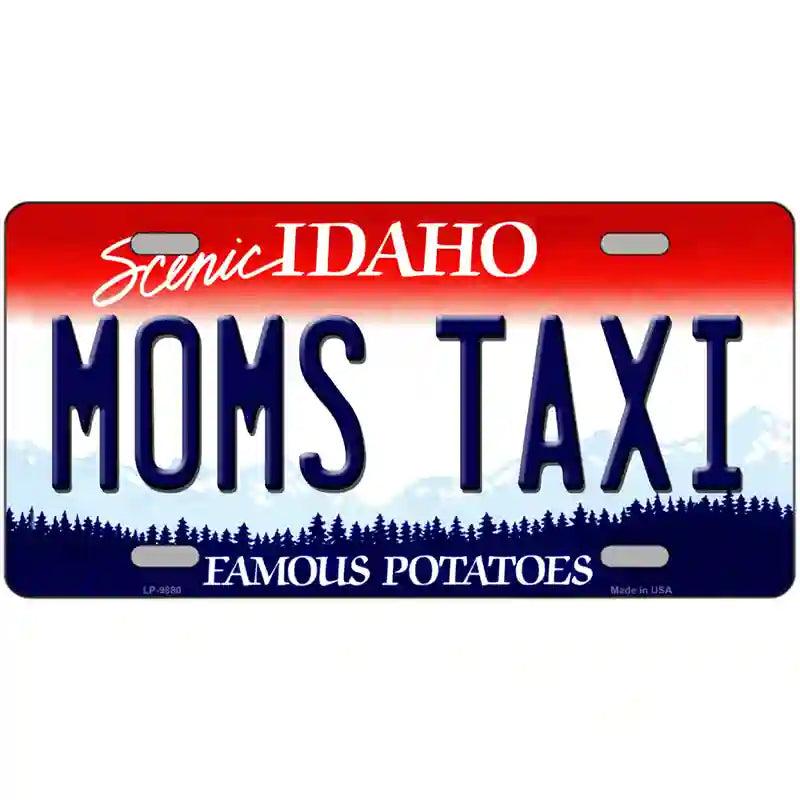 Moms Taxi Idaho Metal Novelty License Plate image