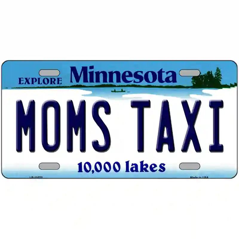 Moms Taxi Minnesota State Novelty License Plate image
