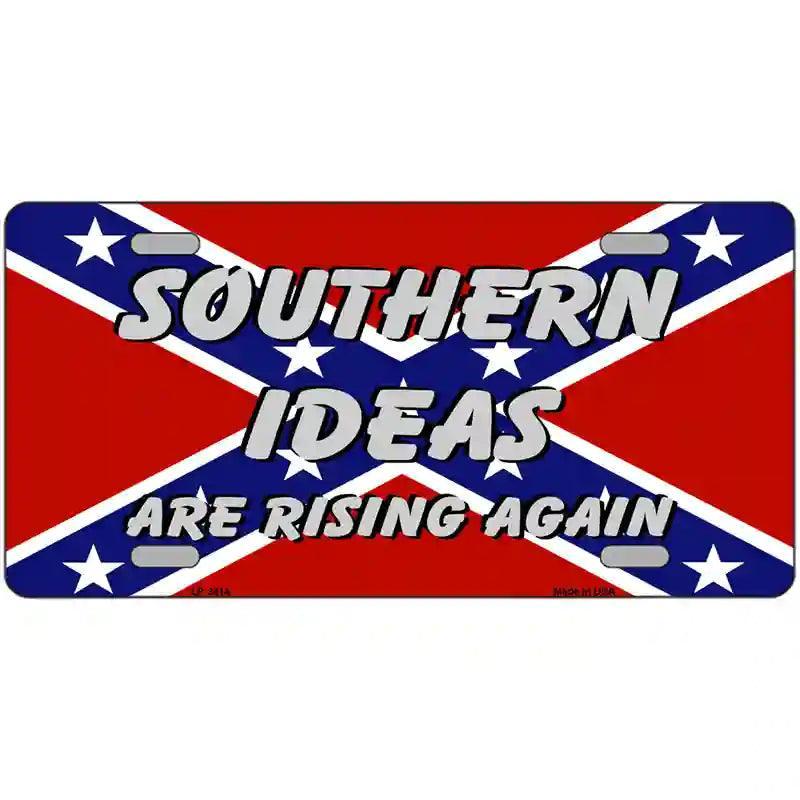 Southern Ideas Risin Again Metal Novelty License Plate image