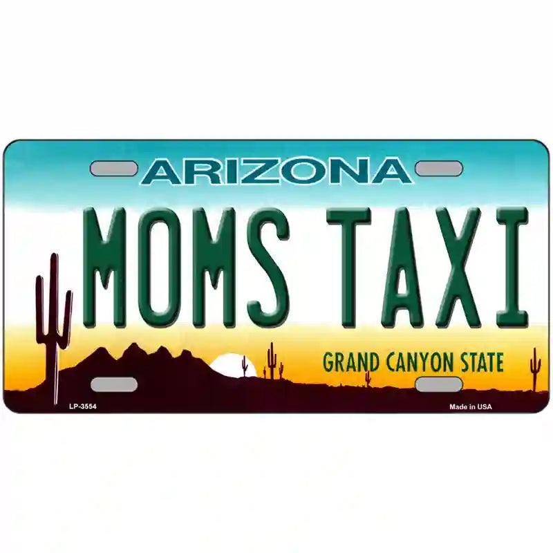 Moms Taxi Arizona Metal Novelty License Plate image