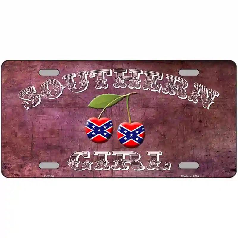 Southern Girl Novelty Metal License Plate image